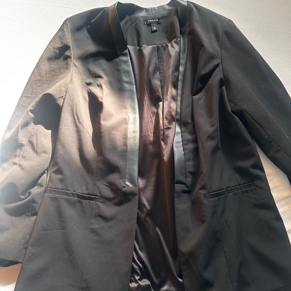Torrid Elegant Black Blazer